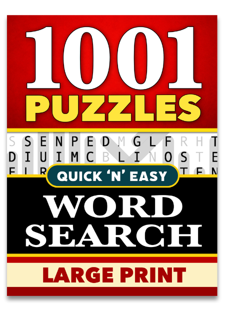 Double The Fun Large Print Word Search for Adults