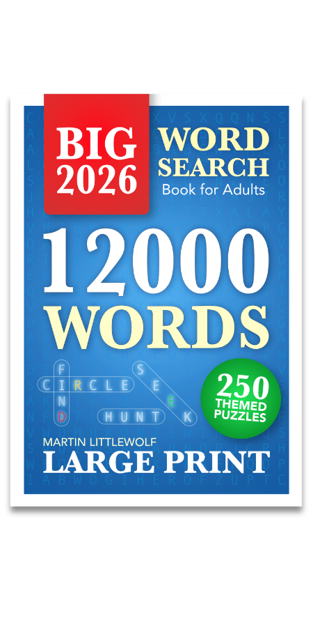 Double The Fun Large Print Word Search for Adults